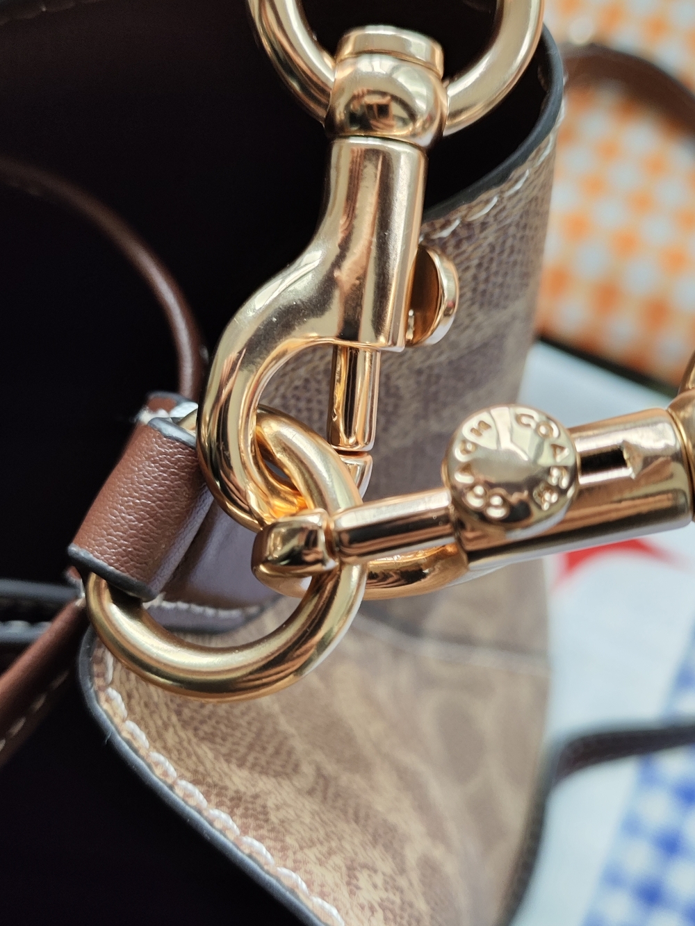 Coach Classic Monogram Bucket Bag - Picture 3 of 7